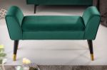 Lavice SCARLETT 90 CM smaragdově zelená samet Lavice SCARLETT 90 CM smaragdově zelená samet