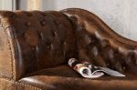 Lenoška CHESTERFIELD antik hnědá mikrovlákno Lenoška CHESTERFIELD antik hnědá mikrovlákno
