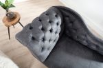 Lenoška CHESTERFIELD antik šedá mikrovlákno Lenoška CHESTERFIELD antik šedá mikrovlákno
