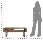 Konferenční stolek DEOLA 110 CM masiv akácie Konferenční stolek DEOLA 110 CM masiv akácie