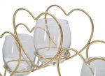 Svícen GOLDEN HEART 37 CM Svícen GOLDEN HEART 37 CM