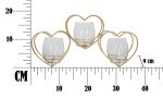Svícen GOLDEN HEART 37 CM Svícen GOLDEN HEART 37 CM