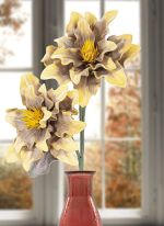 Umělá květina DAHLIA V2 90 CM žlutá Umělá květina DAHLIA V2 90 CM žlutá