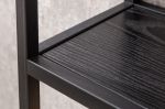 Nástěnný regál SLIM LINE 90 CM vzhled černý jasan Nástěnný regál SLIM LINE 90 CM vzhled černý jasan