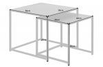 2SET konferenční stolek SLIM LINE 50 CM vzhled černý jasan 2SET konferenční stolek SLIM LINE 50 CM vzhled černý jasan