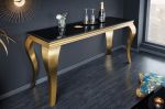 Konzolový stolek MODERN BAROCCO GOLD 140 CM černý Konzolový stolek MODERN BAROCCO GOLD 140 CM černý