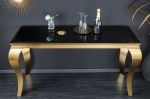 Konzolový stolek MODERN BAROCCO GOLD 140 CM černý Konzolový stolek MODERN BAROCCO GOLD 140 CM černý