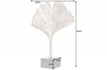 Skulptura GINKGO LEAF 34 CM stříbrná Skulptura GINKGO LEAF 34 CM stříbrná