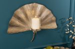 Nástěnný svícen GINKGO LEAF 43 CM stříbrný Nástěnný svícen GINKGO LEAF 43 CM stříbrný