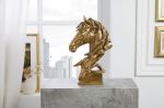 Skulptura HORSE GOLD 40 CM Skulptura HORSE GOLD 40 CM