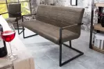 Stolová lavice IMPERIAL 160 CM vintage taupe mikrovlákno Stolová lavice IMPERIAL 160 CM vintage taupe mikrovlákno
