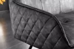 Stolová lavice EUPHORIA 160 CM tmavě šedá samet Stolová lavice EUPHORIA 160 CM tmavě šedá samet