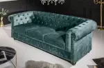 Pohovka CHESTERFIELD 3M 200 CM petrolejová samet Pohovka CHESTERFIELD 3M 200 CM petrolejová samet