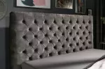 Postel CHESTERFIELD LUX 180x200 CM olivová samet Postel CHESTERFIELD LUX 180x200 CM olivová samet