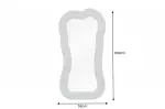 Nástěnné zrcadlo ALICE 100 CM zelené Nástěnné zrcadlo ALICE 100 CM zelené