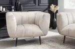 Křeslo NOBLESSE 105 CM šampaňské samet Křeslo NOBLESSE 105 CM šampaňské samet