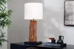 Stolní lampa ROUSILIQUE 60 CM naplavené dříví Stolní lampa ROUSILIQUE 60 CM naplavené dříví