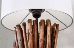 Stolní lampa EUPHORIA I 60 CM masiv longanské dřevo Stolní lampa EUPHORIA I 60 CM masiv longanské dřevo