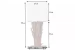 Stolní lampa EUPHORIA I 60 CM masiv longanské dřevo Stolní lampa EUPHORIA I 60 CM masiv longanské dřevo