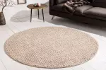 Kulatý koberec WOOL 150 CM béžový Kulatý koberec WOOL 150 CM béžový