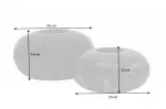 2SET váza STONE 26/23 CM 2SET váza STONE 26/23 CM