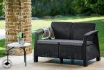 Dvojitá sofa TRAMONTI grafit Dvojitá sofa TRAMONTI grafit
