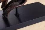 Stolní lampa WAVE 60 CM béžová masiv teak Stolní lampa WAVE 60 CM béžová masiv teak