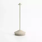 Zahradní lampička PINA písková - 29 cm Zahradní lampička PINA písková - 29 cm