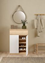 Botník Simplicity 209 jackson hickory/bílá Botník Simplicity 209 jackson hickory/bílá
