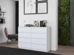 Komoda Malvína M8 140 bílá Komoda Malvína M8 140 bílá