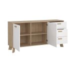 Komoda Iker 715 jackson hickory/bílá Komoda Iker 715 jackson hickory/bílá
