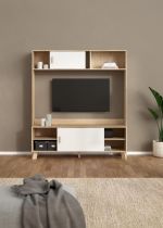 TV stěna Iker 718 jackson hickory/bílá TV stěna Iker 718 jackson hickory/bílá