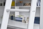 Vysoká postel s pracovní deskou a policemi Actim bílá Vysoká postel s pracovní deskou a policemi Actim bílá