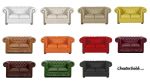 Pohovka Chesterfield Lord 2 kůže koňak Pohovka Chesterfield Lord 2 kůže koňak