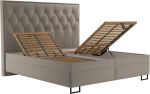 Postel Kristin 180x200 světle hnědá Postel Kristin 180x200 světle hnědá