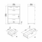 Komoda Selina 704 bílá Komoda Selina 704 bílá