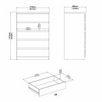 Komoda Simplicity 231 kašmír Komoda Simplicity 231 kašmír
