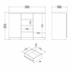 Komoda Simplicity 236 bílá Komoda Simplicity 236 bílá