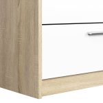 Skříň Lincoln 321 oak/bílý lesk Skříň Lincoln 321 oak/bílý lesk