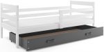 Postel Norbert 90x200 bílá/zelená Postel Norbert 90x200 bílá/zelená