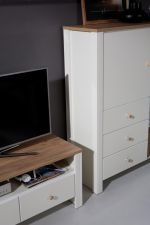 TV stolek Bacardi R15 dub zlatý/crem TV stolek Bacardi R15 dub zlatý/crem