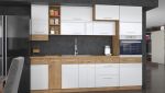 Panel na myčku Vega ZM 570x446 dub lancelot/bílý lesk Panel na myčku Vega ZM 570x446 dub lancelot/bílý lesk