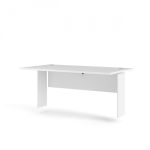 Psací stůl Office 80400/71 bílá/silver grey Psací stůl Office 80400/71 bílá/silver grey