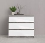 Komoda Simplicity 235 beton/bílý lesk Komoda Simplicity 235 beton/bílý lesk