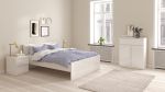 Postel Simplicity 210 160x200 cm bílý lesk Postel Simplicity 210 160x200 cm bílý lesk