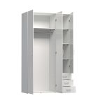 Skříň Sid 3d3s bílá/bílý lesk Skříň Sid 3d3s bílá/bílý lesk