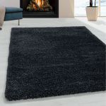 Kusový koberec Fluffy Shaggy 3500 anthrazit - 280x370 cm Kusový koberec Fluffy Shaggy 3500 anthrazit - 280x370 cm