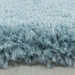 Kusový koberec Fluffy Shaggy 3500 blue kruh - 80x80 (průměr) kruh cm Kusový koberec Fluffy Shaggy 3500 blue kruh - 80x80 (průměr) kruh cm