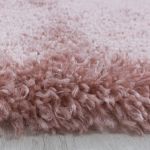 Kusový koberec Fluffy Shaggy 3500 rose kruh - 160x160 (průměr) kruh cm Kusový koberec Fluffy Shaggy 3500 rose kruh - 160x160 (průměr) kruh cm
