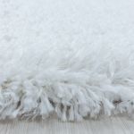 Kusový koberec Fluffy Shaggy 3500 white kruh - 160x160 (průměr) kruh cm Kusový koberec Fluffy Shaggy 3500 white kruh - 160x160 (průměr) kruh cm